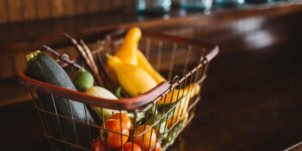 Basket of vegetables